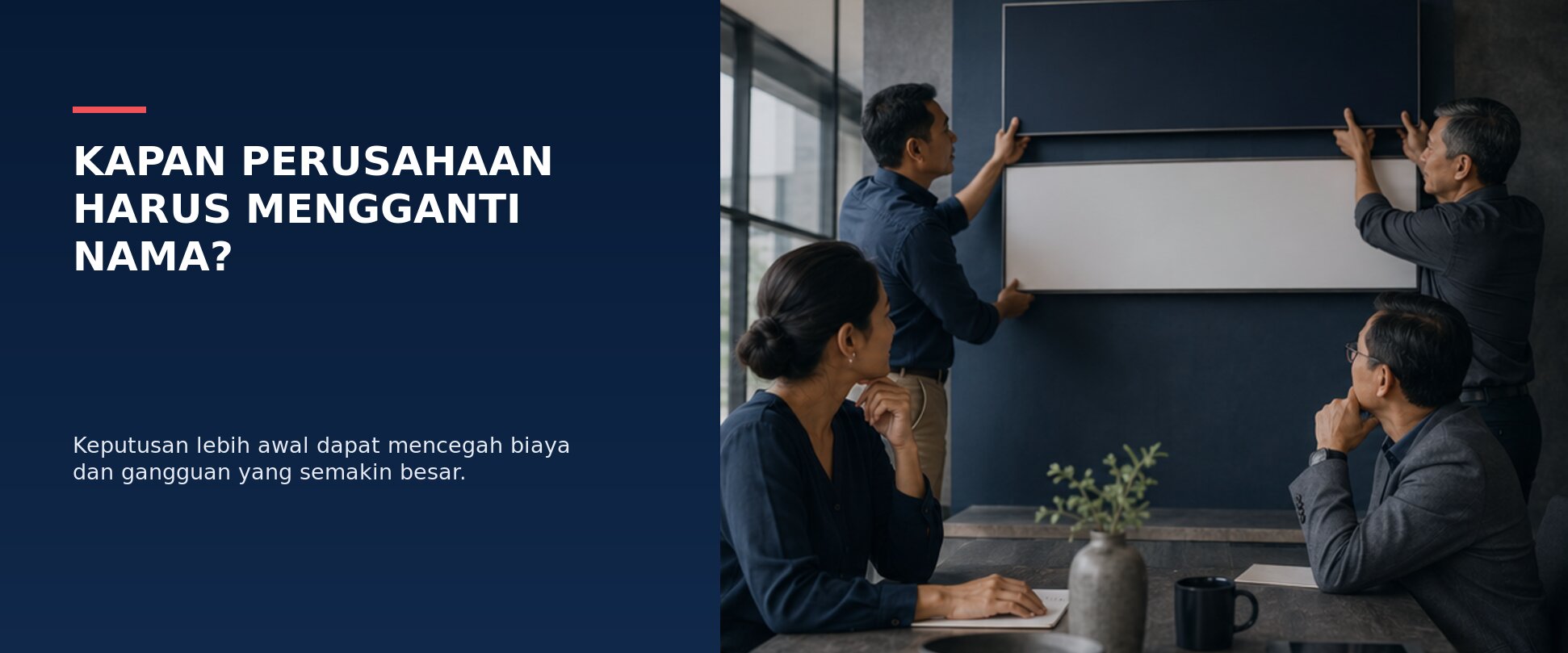Ketika Perusahaan Harus Mengganti Nama yang Sudah Dikenal