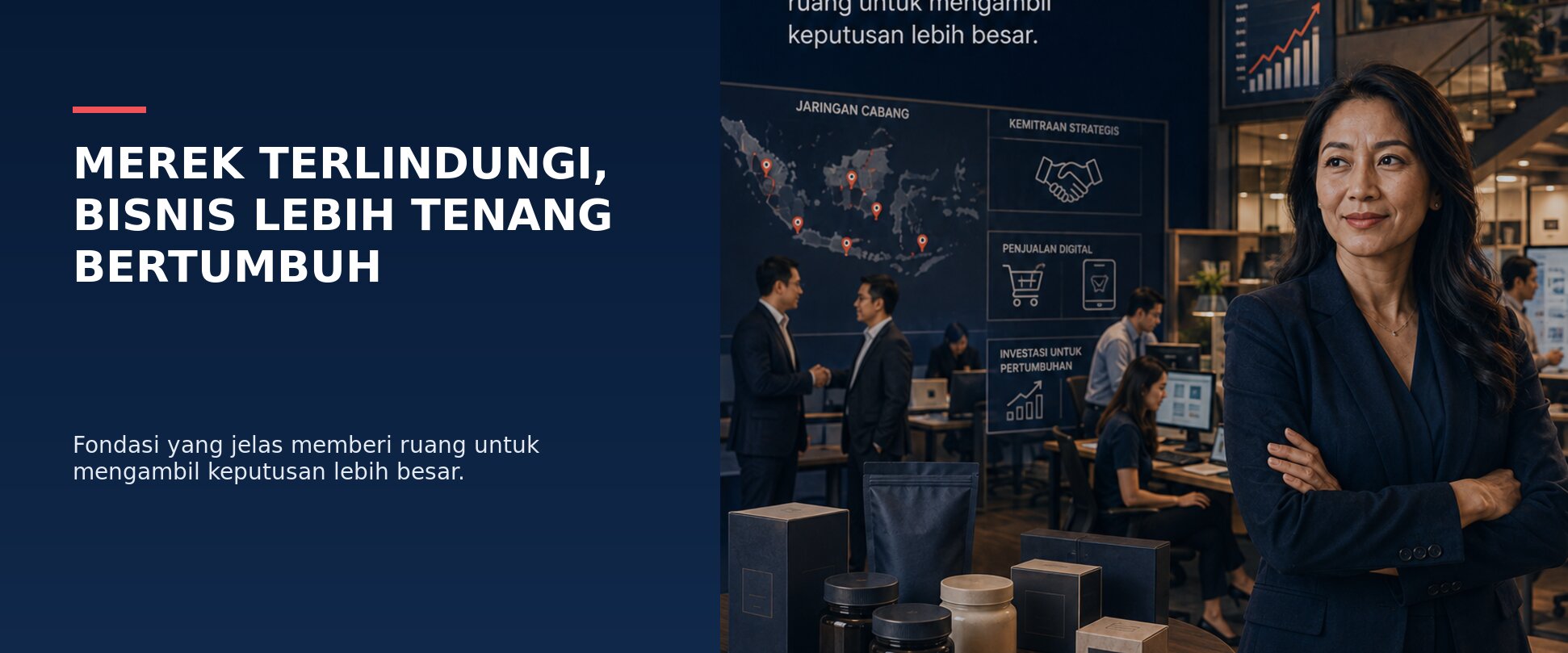 Perlindungan merek yang jelas mendukung keputusan pertumbuhan bisnis
