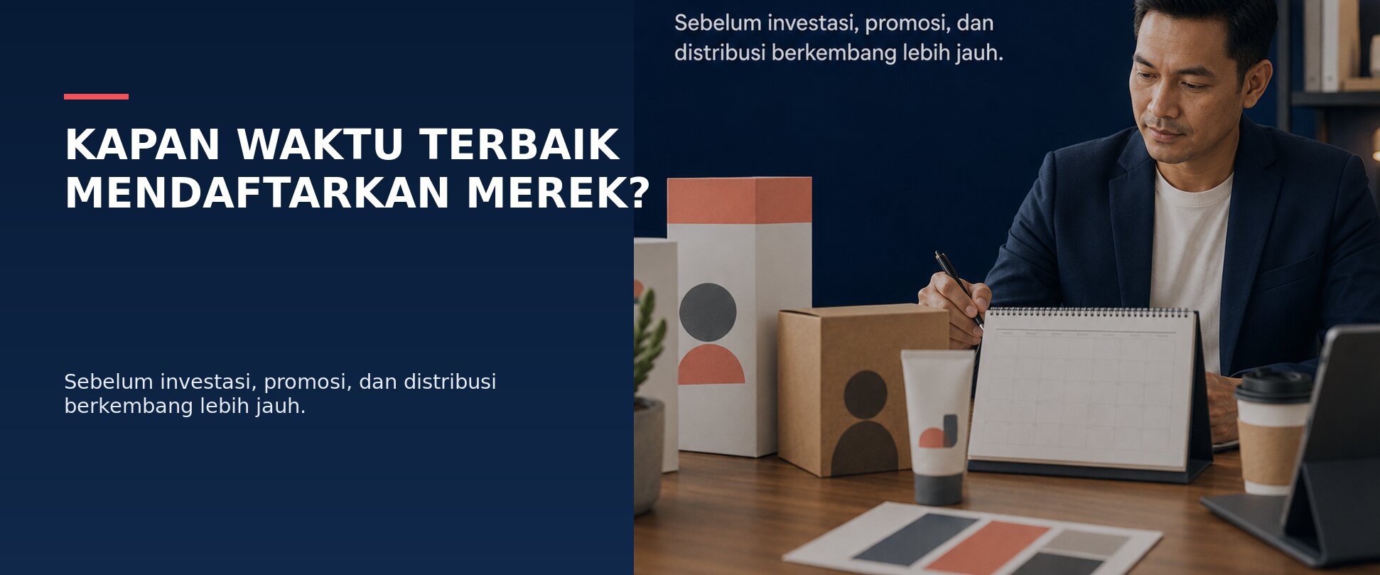 Pemilik usaha merencanakan pendaftaran merek sebelum peluncuran dan ekspansi